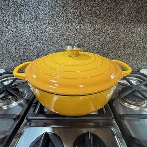 Le Creuset Signature Enameled Cast Iron Sauteuse Pan, 3 1/2-Qt in Nectar